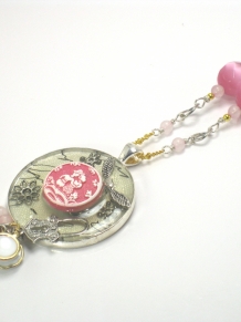 Pink Always and Forever Pendant Necklace