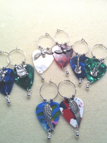 Rocker Wine Glass Charms