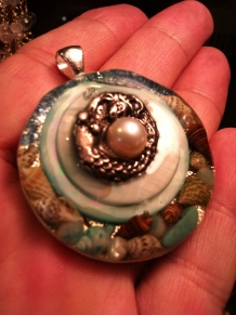 Mermaid Resin Pendant
