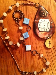 Gossip Handmade Pendant and Lie Detector Charm